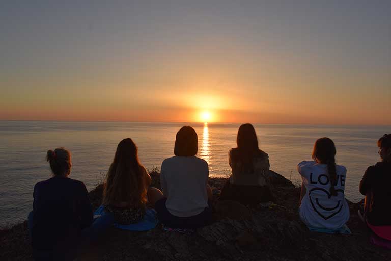 Retiro de yoga en Menorca con Inspira Yoga